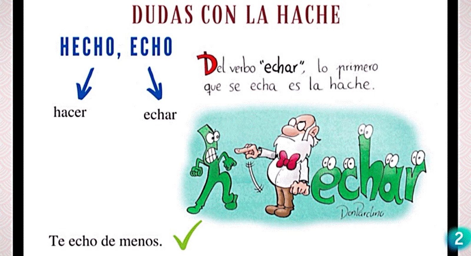 La aventura del saber Peculiaridades de la letra 'hache' gramatica español ortografia #LaLetraH #AventuraSaberEspañol