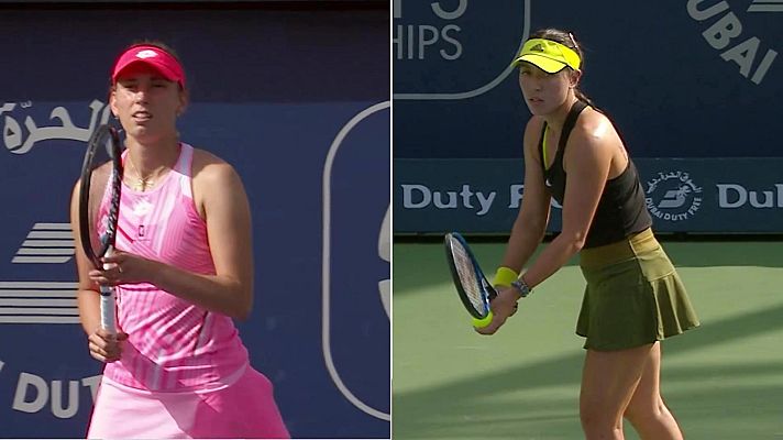 Tenis - WTA Torneo Dubai. 1/4 Final: Mertens - Pegula
