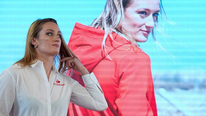 Telediario 1 - Mireia Belmonte: "Sería un honor ser la abanderada en los Juegos"