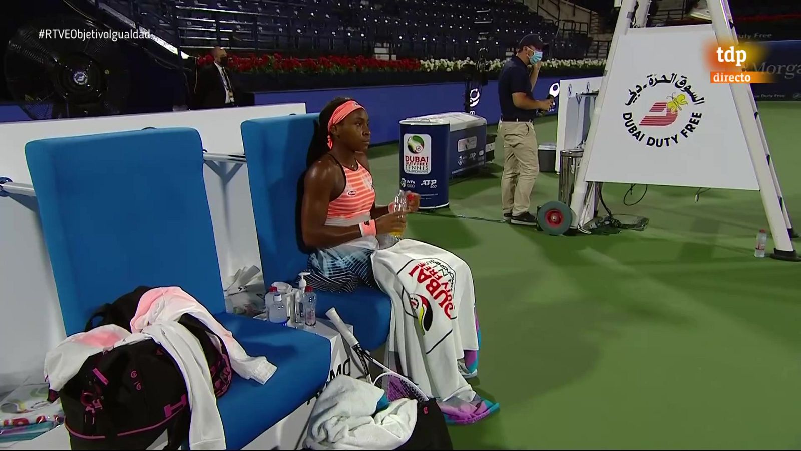 WTA Torneo Dubai. 1/4 Final: Teichmann - Gauff - ver ahora