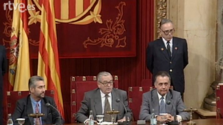  - Arxiu TVE Catalunya - Joan Reventós elegit president del Parlament de Catalunya i discurs de presa de possessió