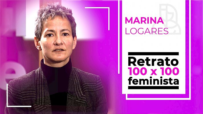 Objetivo igualdad - Objetivo Igualdad-Retrato 100x100 feminista: Marina Logares, matemática