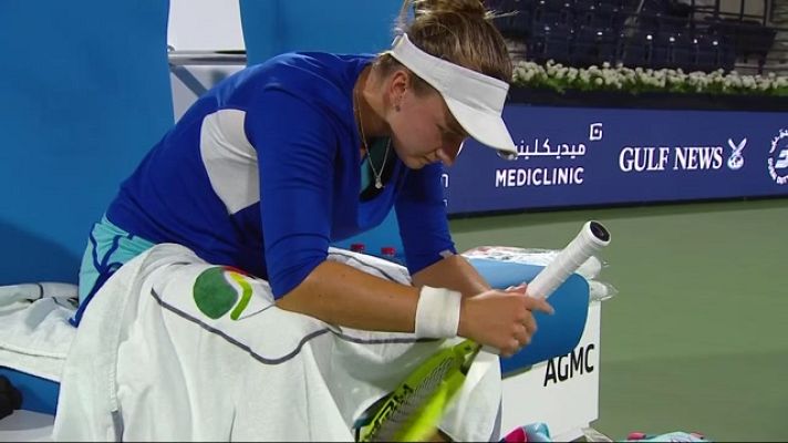 Tenis - WTA Torneo Dubai. 2ª Semifinal: Krejcikova - Teichmann