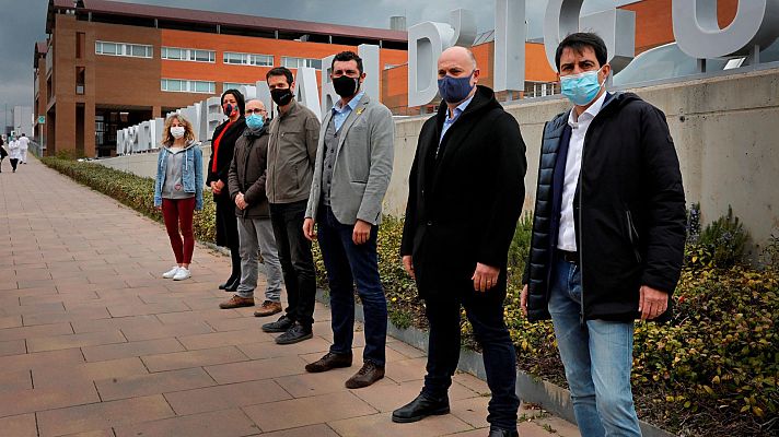 Telediario 1 - Igualada: un año del primer confinamiento en España