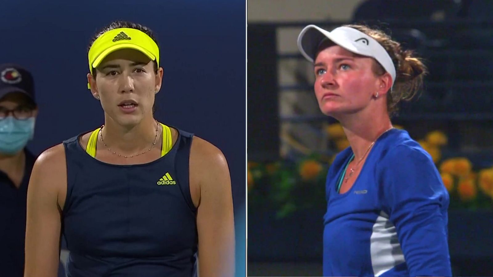 Tenis - WTA Torneo Dubai. Final: B. Krejcikova - G. Muguruza - ver ahora