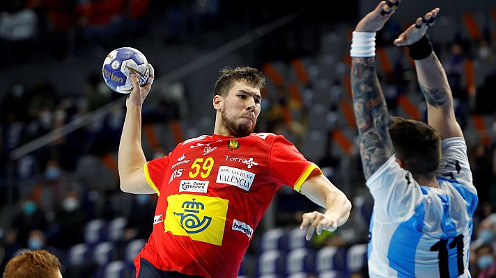 Balonmano - Encuentro amistoso selección masculina: España - Argentina