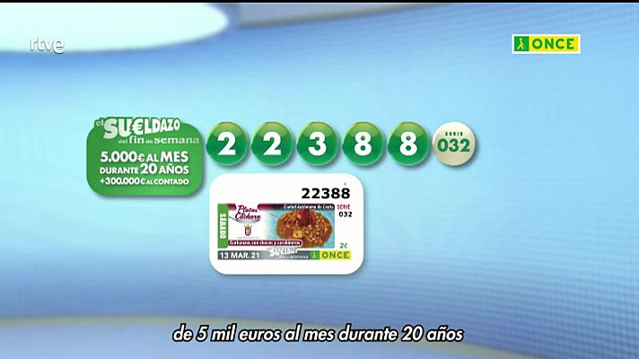 Sorteos ONCE - Sorteo ONCE - 13/03/21