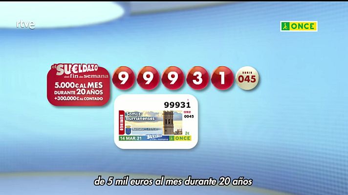 Sorteos ONCE - Sorteo ONCE - 14/03/21