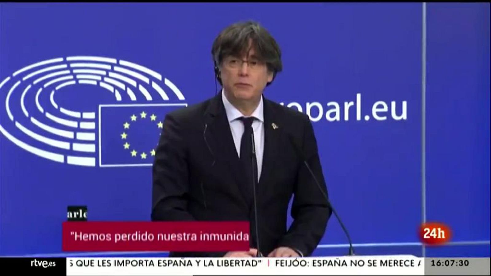 Parlamento - Otros parlamentos - Puigdemont pierde la inmunidad - 13/03/2021