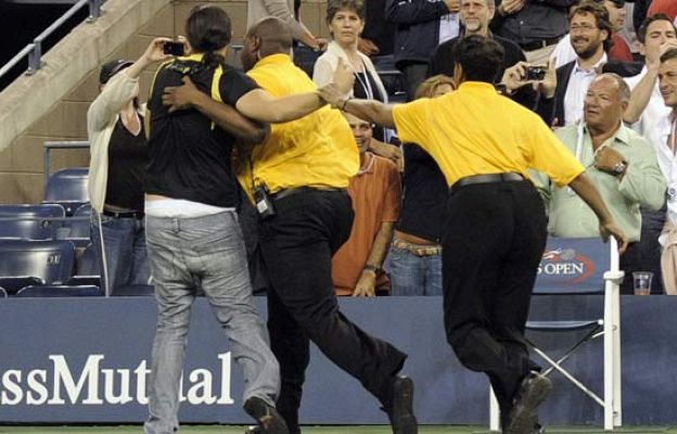  - Un espontáneo asusta a Nadal