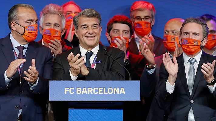 La tarde en 24h - Laporta consigue el aval con Audax de 124,6 millones de euros