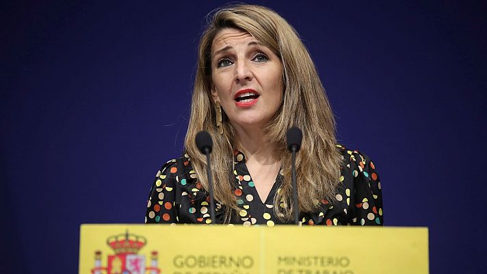 Telediario 1 - Yolanda Díaz será vicepresidenta tercera y mantendrá el Ministerio de Trabajo