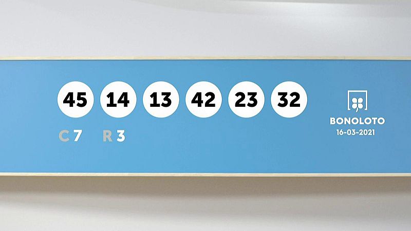 Sorteo de la Lotería Bonoloto y Euromillones del 16/03/2021 - Ver ahora
