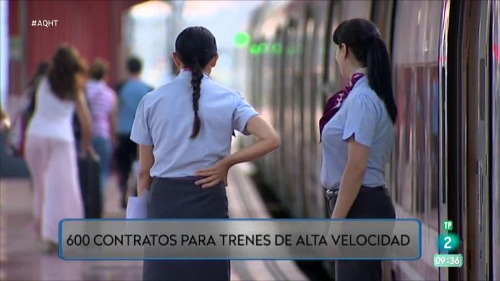 Aquí hay trabajo - 600 empleos en una compañía ferroviaria de alta velocidad.