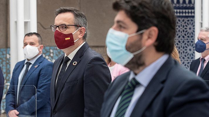 Informativo 24h - Martínez Vidal acusa al PP de "hacer de la corrupción su forma de supervivencia" y López Miras de "romper el Gobierno"