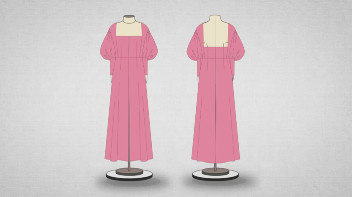 Maestros de la costura - Do it yourself vestido rosa