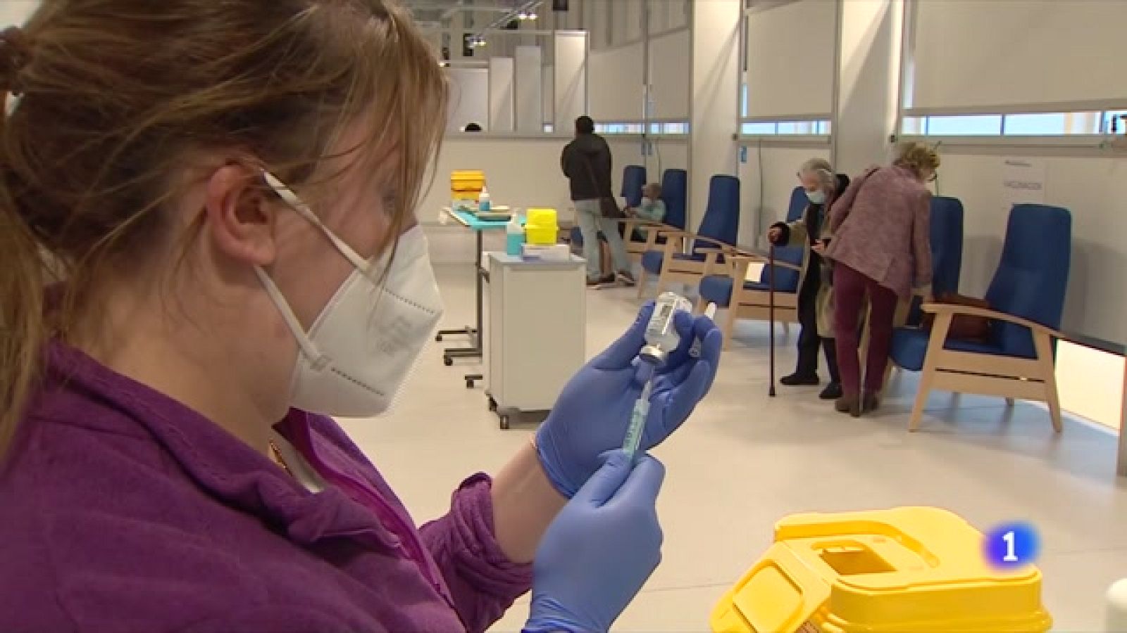 Vacunas en el hospital Isabel Zendal