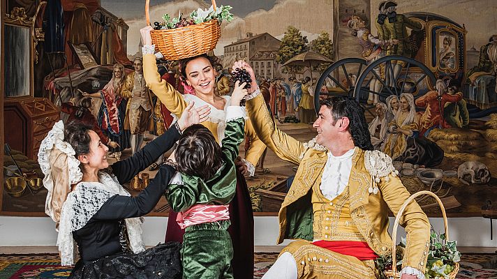 Dos parejas y un destino - Jesulín y Chenoa, convertidos en una obra de arte