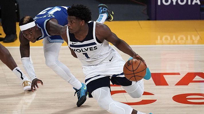 Telediario 1 - Edwards y Towns lideran la victoria de los Wolves de Rubio y Hernangómez