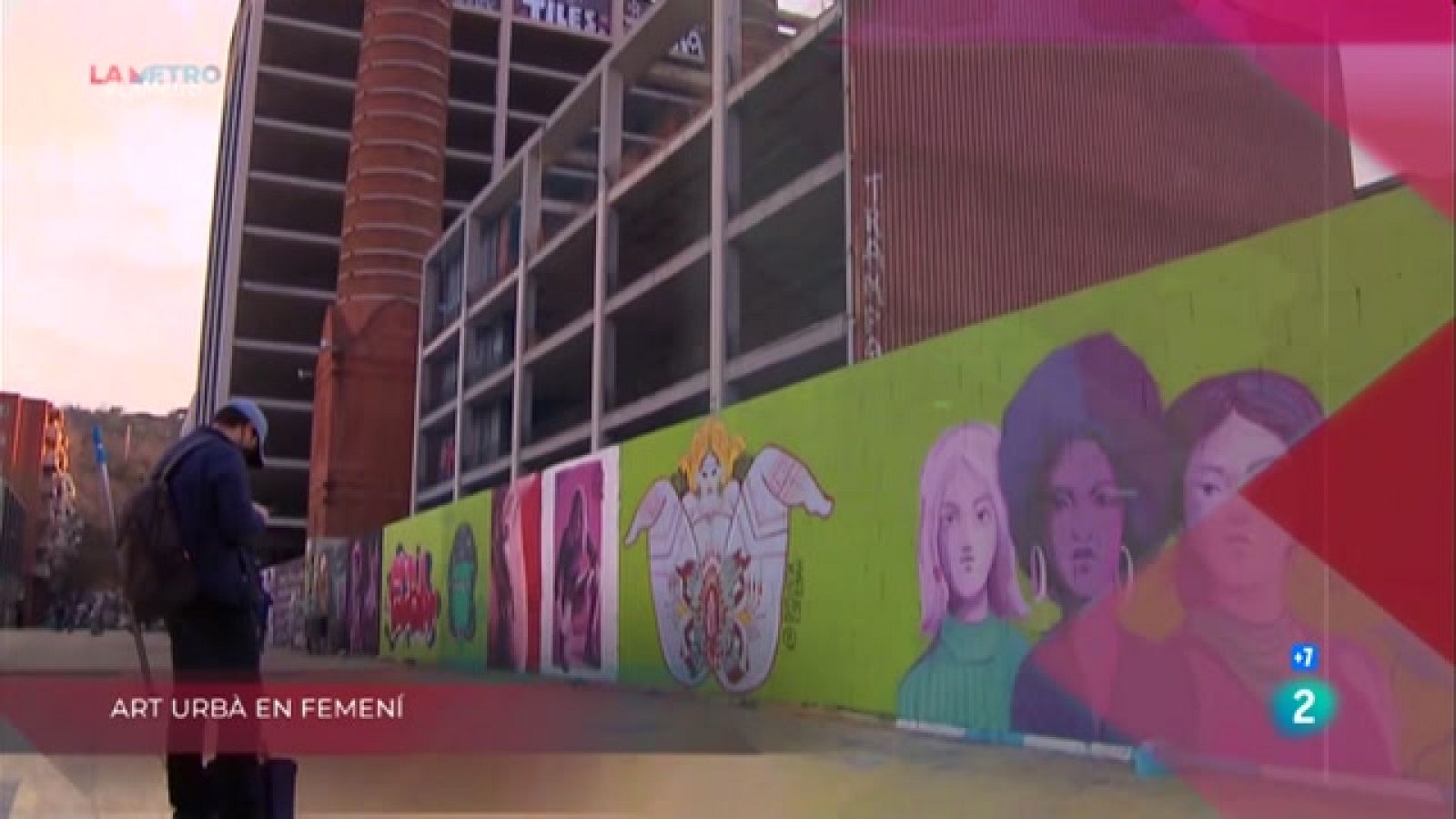 Art urbà en femení, L'oàsi de l'Espai Nur i BiciBus escolar a La Metro