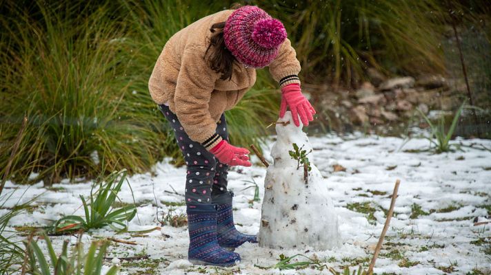El tiempo - La nieve, el viento y las olas tendrán en aviso a gran parte del país