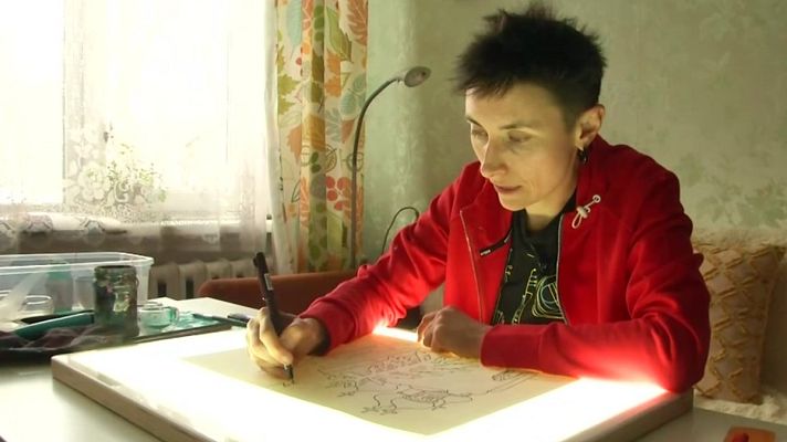 Telediario 1 - Victoria Lomasko retrata a los olvidados de la sociedad rusa