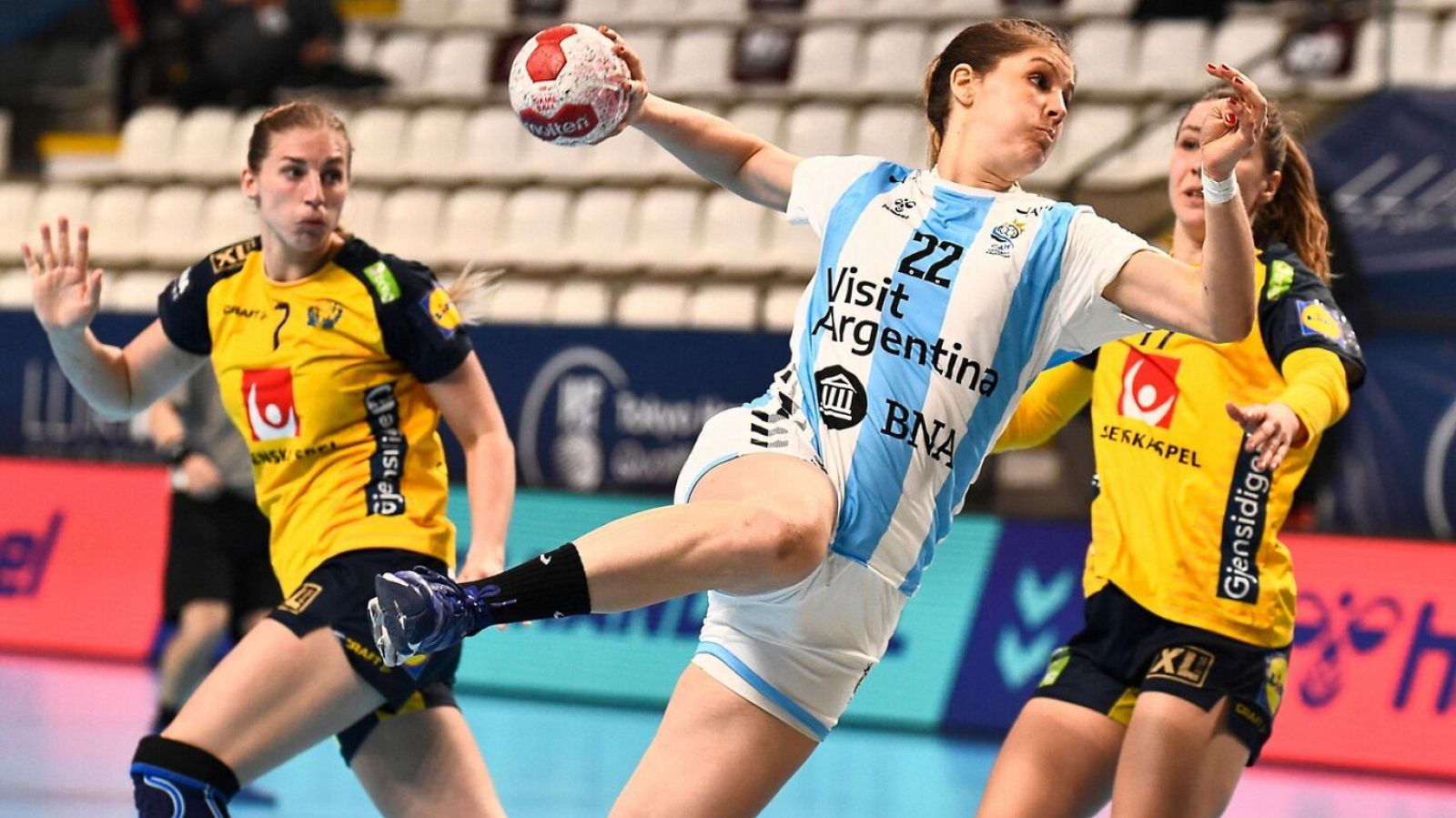 Balonmano - Preolímpico femenino: Argentina - Suecia - ver ahora