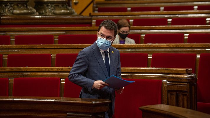 Telediario 1 - ERC y la CUP pactan investir a Aragonès