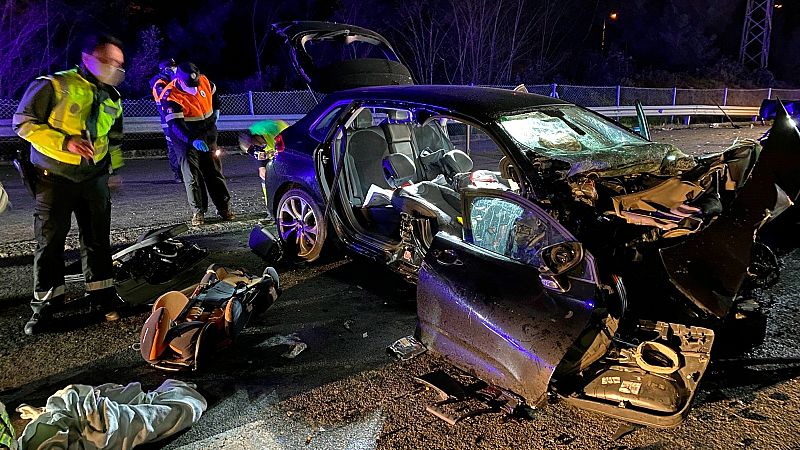 Fallecieron 12 personas en 11 accidentes de tráfico este fin de semana en España