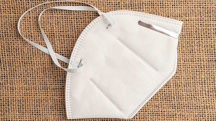 Telediario 1 - El CSIC desarrolla las primeras mascarillas FFP2 biodegradables