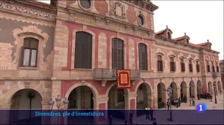 L'Informatiu - Laura Borràs anuncia que convocarà per divendres el ple d'investidura