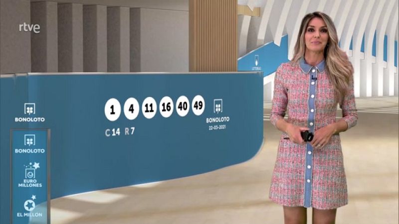 Sorteo de la Bonoloto del 22/03/2021 - ver ahora