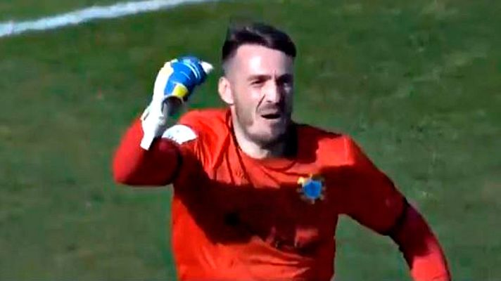 Telediario 1 - Goles de rabona y de portería a portería en la segunda portuguesa