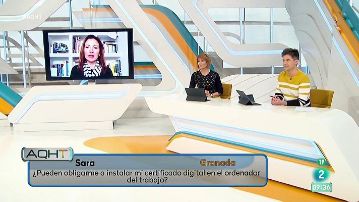 Aquí hay trabajo - Usar tu certificado digital en equipos de la empresa