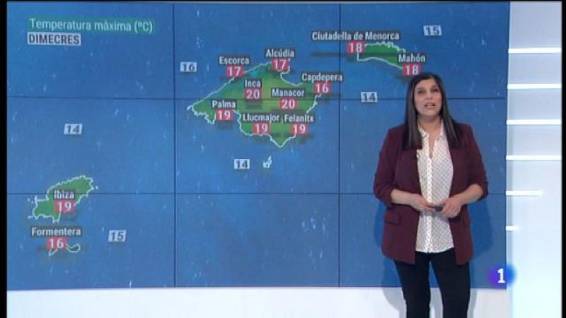 El temps a les Illes Balears - 23/03/21