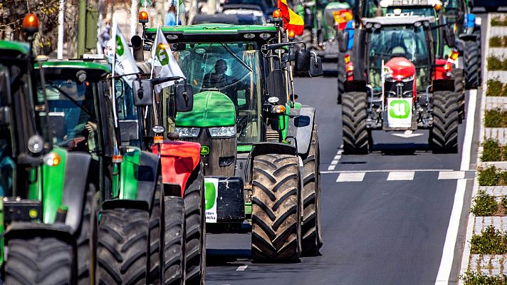 Las cosas claras - Tractorada en Toledo para pedir ayudas a las zonas más afectadas del campo