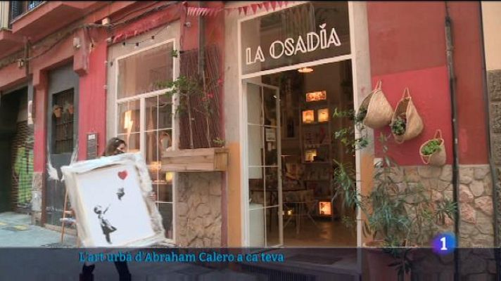 Informatiu Balear - L'art urbà d'Abraham Calero, a casa