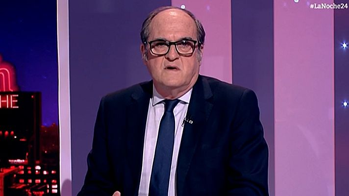 La noche en 24h - Gabilondo matiza sus palabras y asegura que "no excluye" a Iglesias, pero insiste: "Prefiero a Más Madrid y Cs"