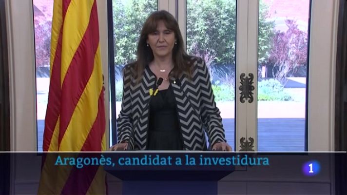 L'Informatiu - Laura Borràs proposa Pere Aragonès com a candidat a la Investidura al ple de divendres
