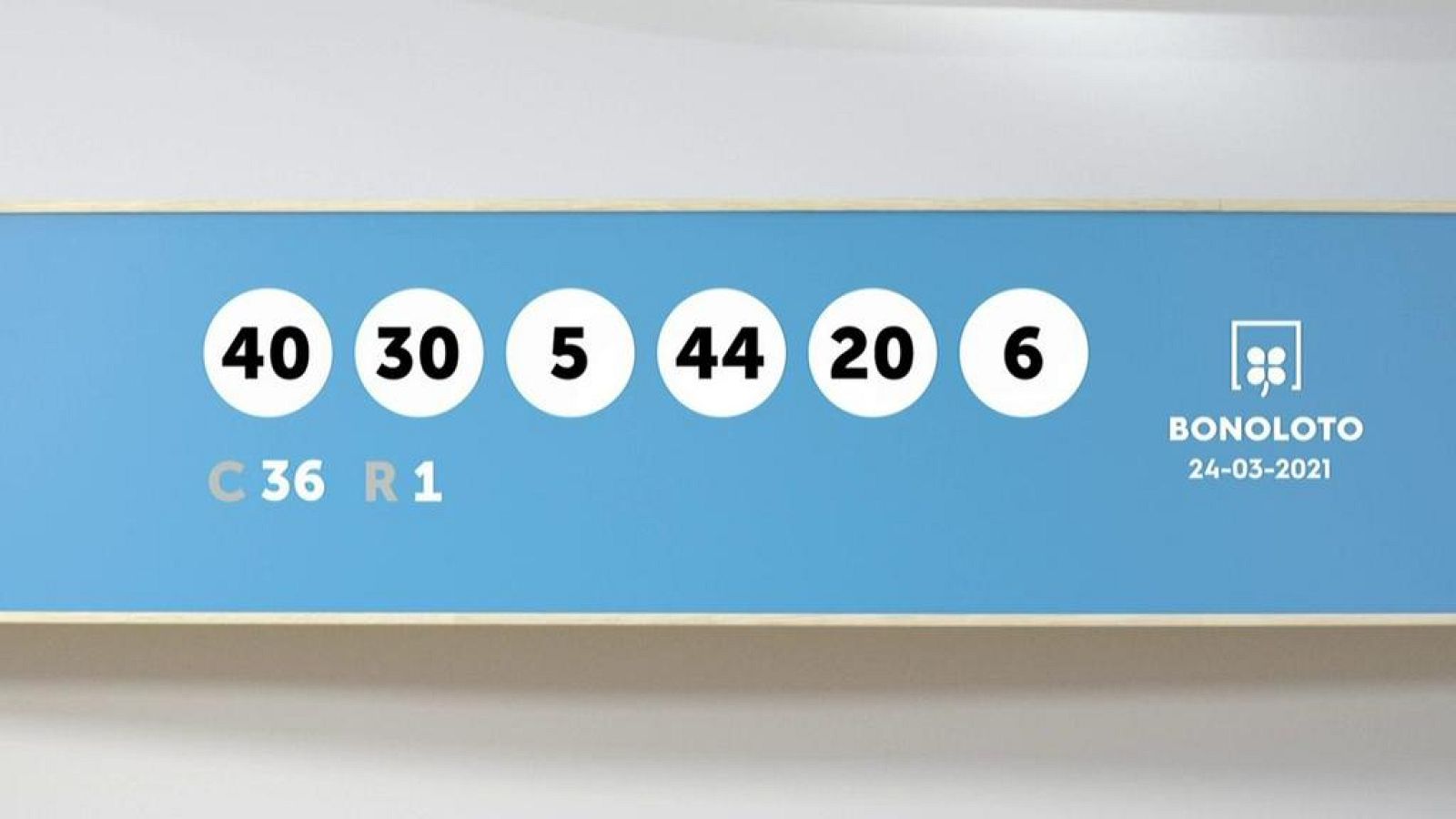 Sorteo de la Lotería Bonoloto del 24/03/2021 - Ver ahora