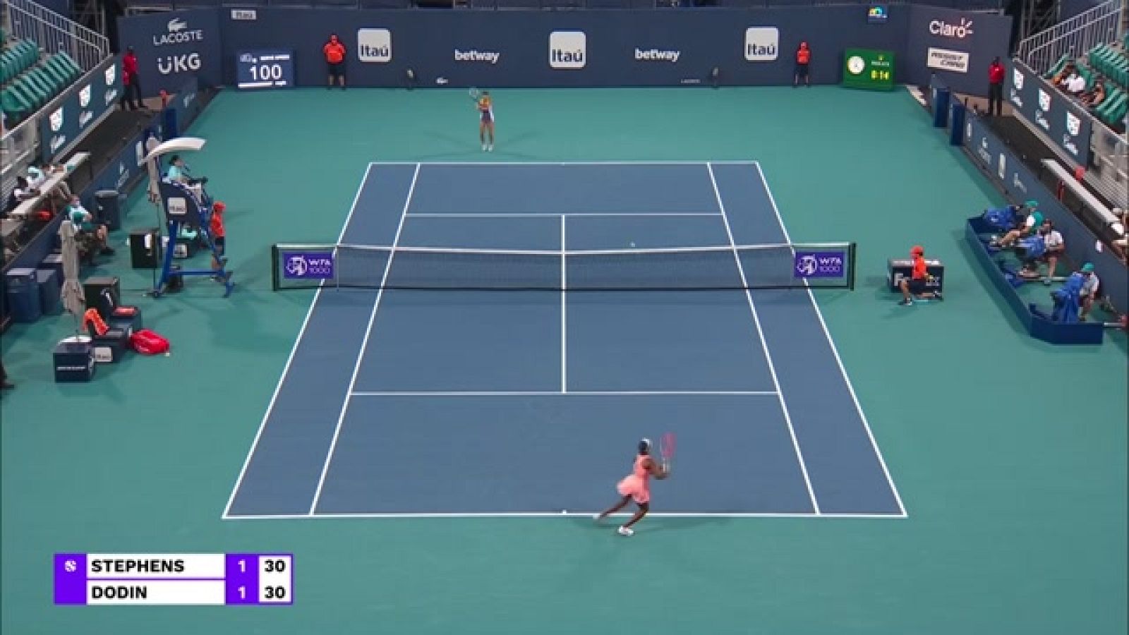 Tenis - WTA Torneo Miami: Stephens - Dodin - 250321 - ver ahora