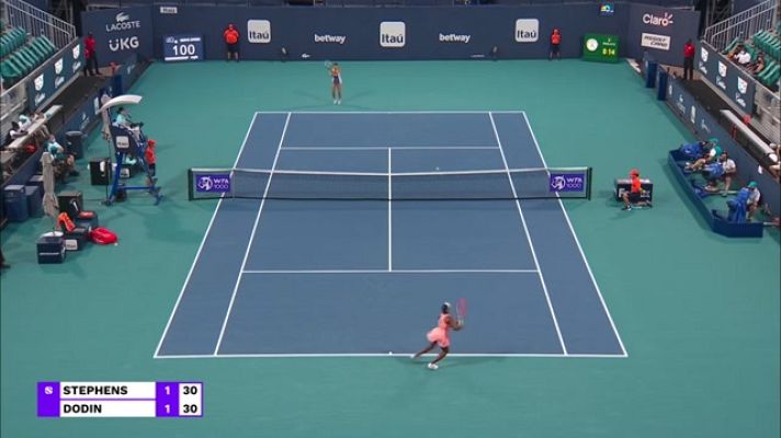 Tenis - WTA Torneo Miami: Stephens - Dodin