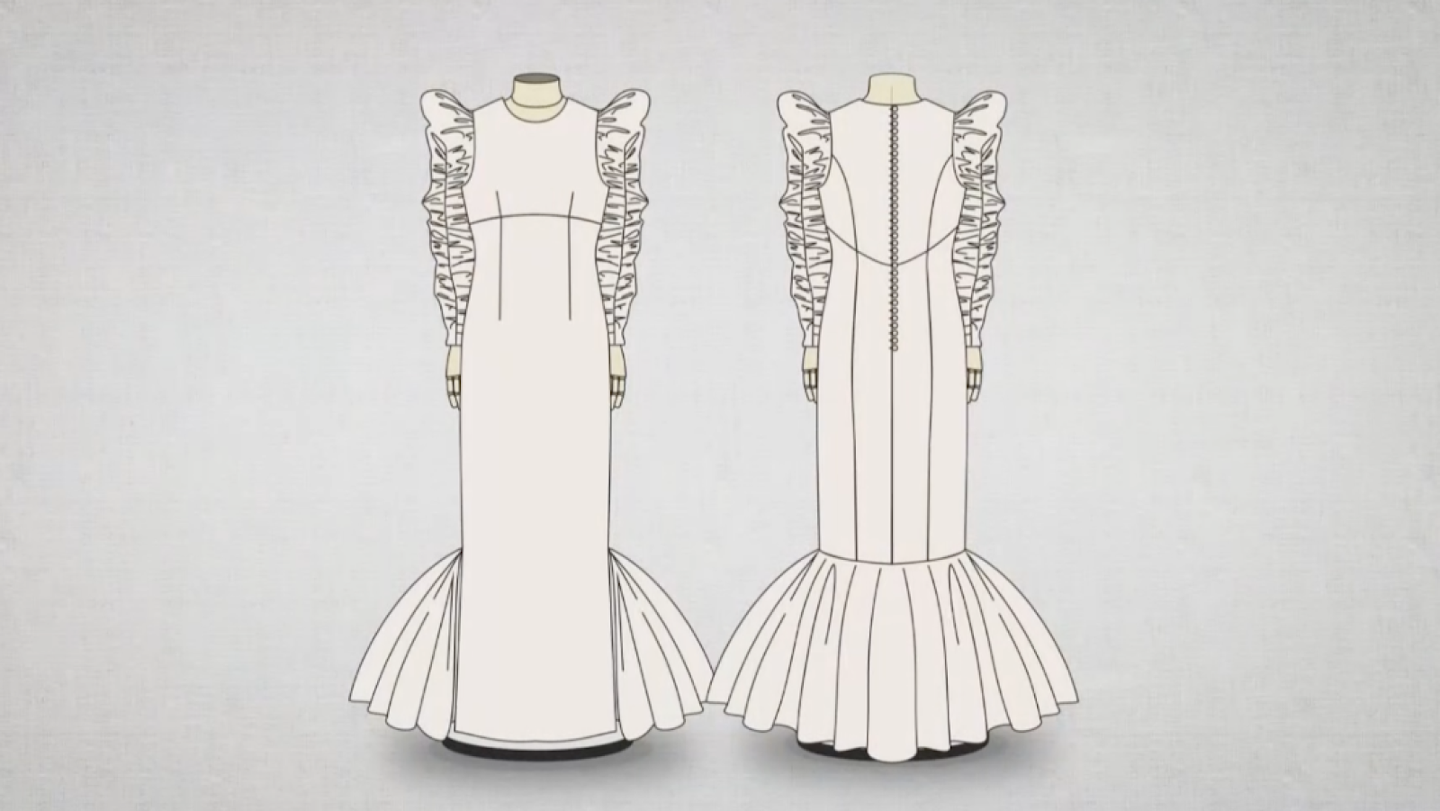 Aprende a confeccionar el vestido de novia de María Escoté | Ver