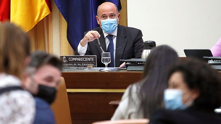 La tarde en 24h - Tenso rifirrafe entre Pérez de los Cobos, Mayoral y Rufián en la comisión 'Kitchen': "¡No me interrumpa!"