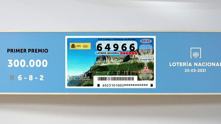 SELAE - Sorteo de la Lotería Nacional del 25/03/2021