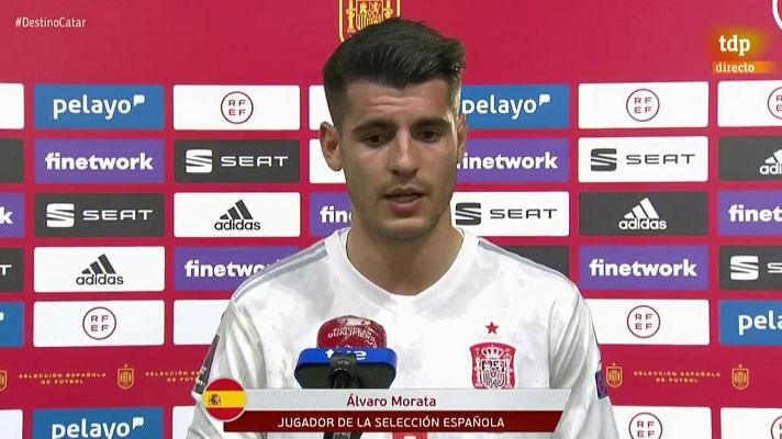 Fútbol - España 1-1 Grecia | Morata: "Ha sido un accidente"