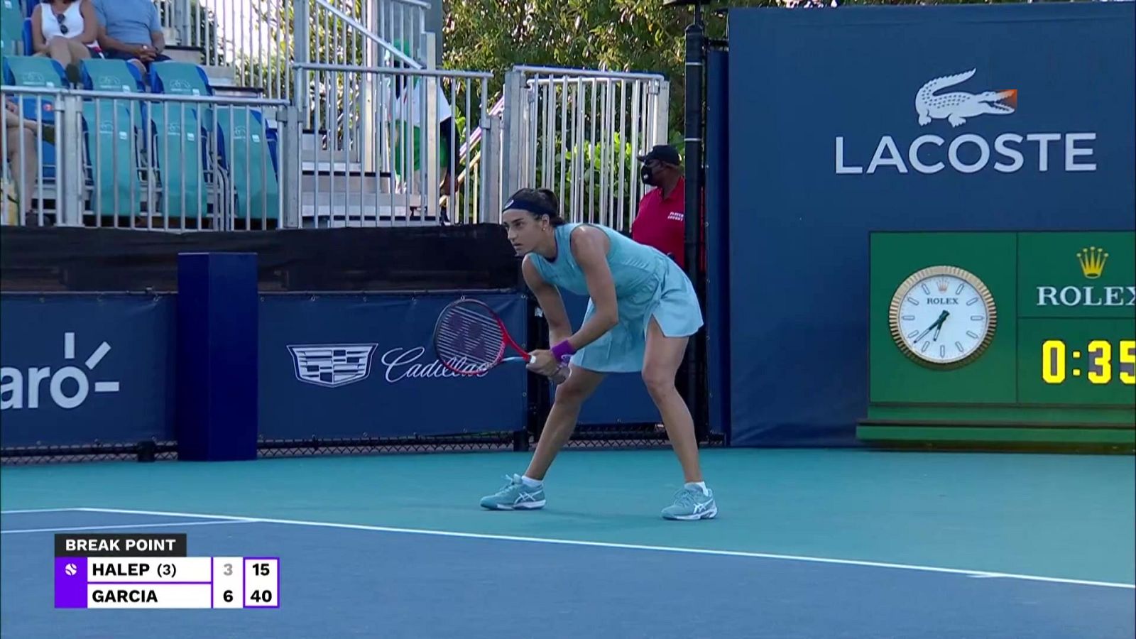Tenis - WTA Torneo Miami: Halep - Garcia  - ver ahora