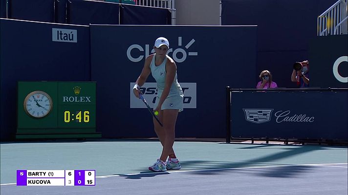 Tenis - WTA Torneo Miami: Barty - Kucova