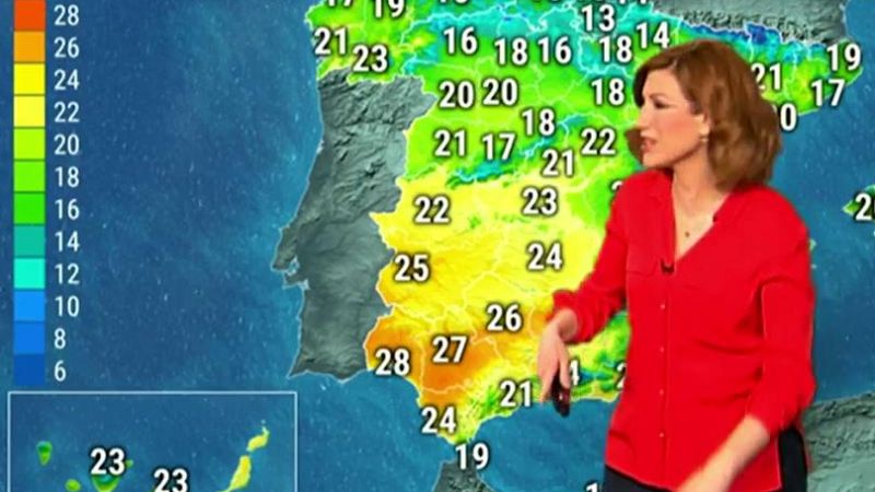 Bajan las temperaturas en Canarias, Baleares y el tercio oriental peninsular - El tiempo | Ver
