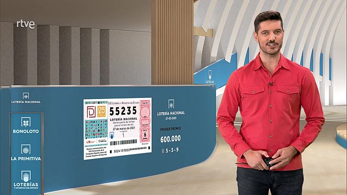 Loterías - Sorteo de la Lotería Nacional del 27/03/2021